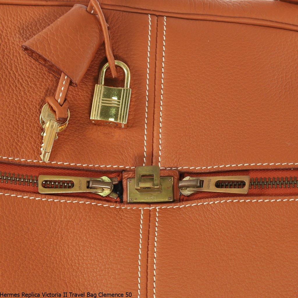 Hermes Replica Victoria II Travel Bag Clemence 50 – Hermes Replica Bags