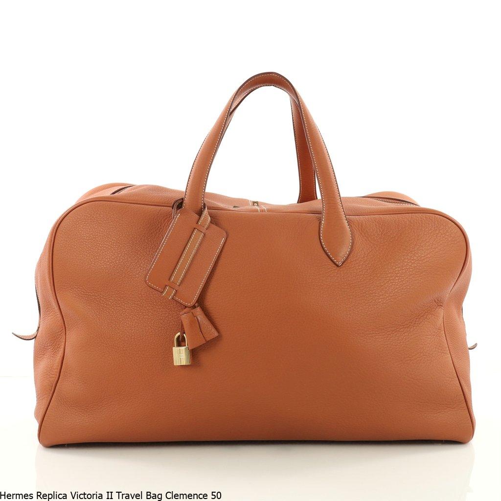 Hermes Replica Victoria II Travel Bag 