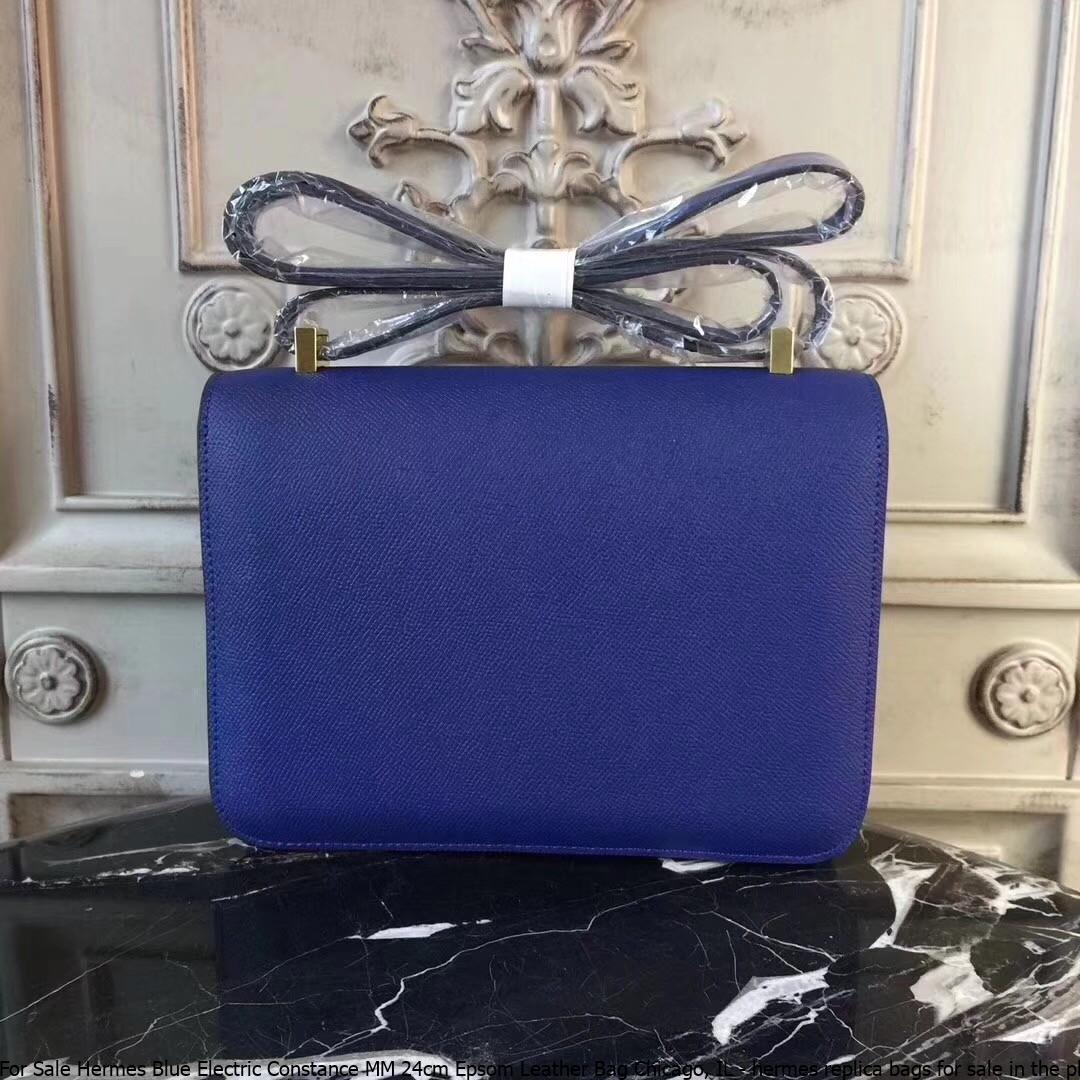 For Sale Hermes Blue Electric Constance MM 24cm Epsom Leather Bag Chicago, IL – hermes replica ...